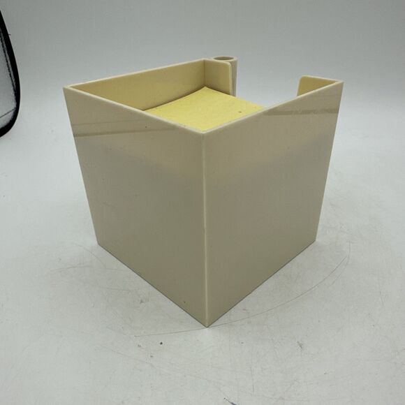 Vintage Notepad Plastic Paper Pen Holder Desk Organizer Stationery - Picture 6 of 13